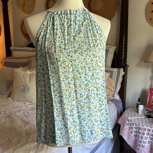 Floral Halter Neck Top